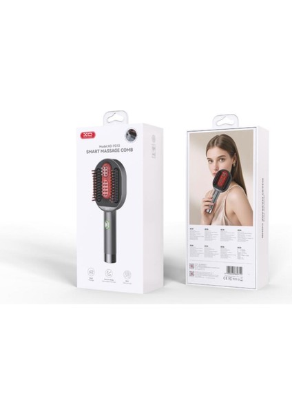 Fg-12 Kırmızı Işık Terapili - Deri Masajı - Ems Saç Çıkarma Destekli Akıllı Saç Tarağı