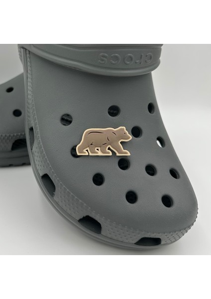 Terlik Süsü ve Aksesuarı , Çanta Süsü – Jibbitz 3D Yürüyüşteki Ayı Görsel Logo Aksesuar fiyatları