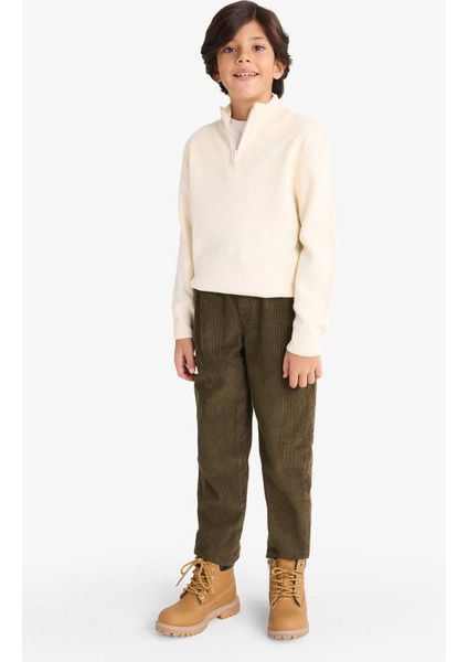 Erkek Çocuk Yarım Fermuarlı Triko Kazak G3023A825AU fiyatları