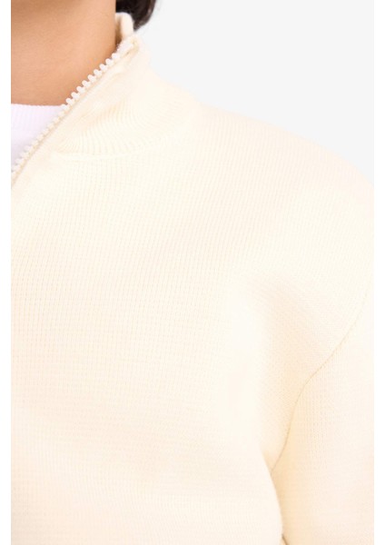 Erkek Çocuk Yarım Fermuarlı Triko Kazak G3023A825AU fırsatları