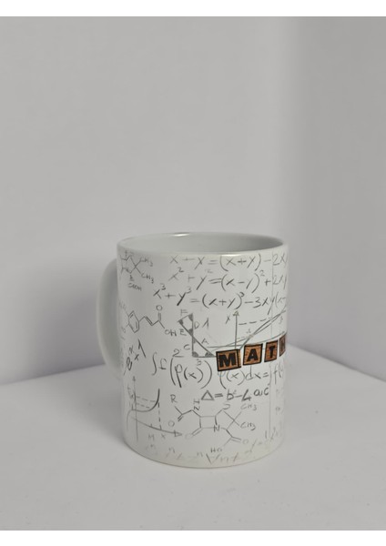 Porselen Matematik Temalı Kupa Bardak | Yelkovanstudio fiyatları