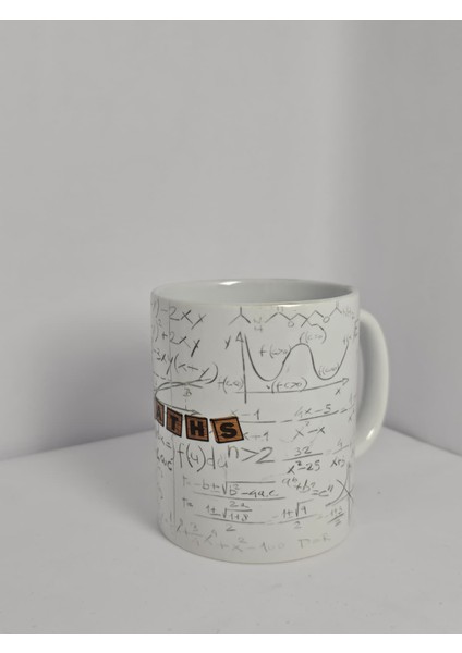 Porselen Matematik Temalı Kupa Bardak | Yelkovanstudio modelleri