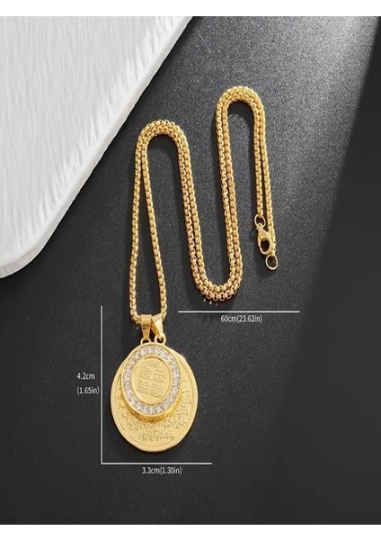 Taşlı Ayetel Kürsi Kolye indirimleri