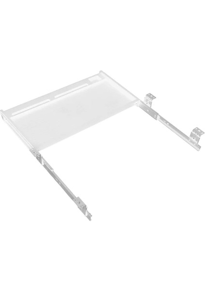 Klavye Tepsisi Iında Klavye Rafı Uzatma Sürgüleri Depolama I Gri (Yurt Dışından)