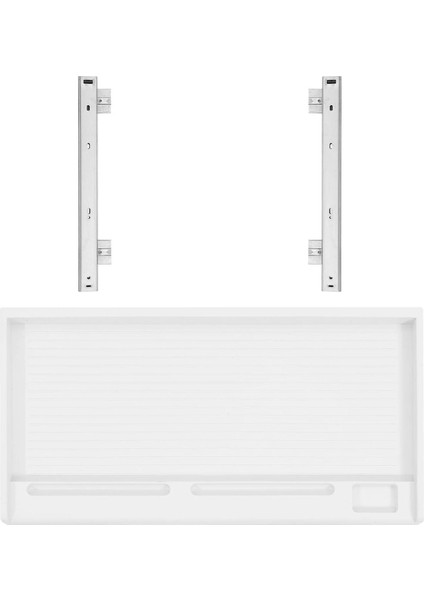 Klavye Tepsisi Iında Klavye Rafı Uzatma Sürgüleri Depolama I Gri (Yurt Dışından) fırsatları