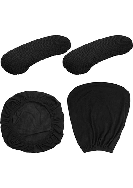 Koltuğu Kılıfı Çalışma Koltuğu Bilgisayar Koltuğu Için Koltuk ve Sırt Kılıfı (Yurt Dışından)