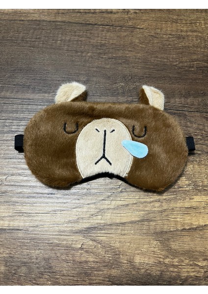 1 Adet Capybara Uyku Bandı Göz Bandı Kapibara Uyku Maskesi Göz Maskesi