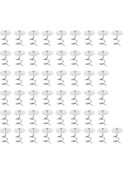 Başlık Pinleri Slipcovers Etekleri Yuvarlak 50 Paket (Yurt Dışından)