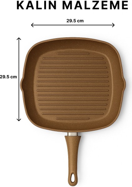 Granit Tencere & Grill Tava Seti 9 Parça Kalın Malzeme Xxl Aşiret Boy Uzun Ömürlü Çeyizlik modelleri