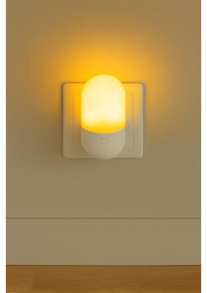 Gece Lambası İki Renkli Günışığı ve Beyaz Renk 1 Watt LED fiyatları