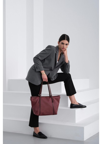 Alfie Omuz Çantası Bordo fırsatları