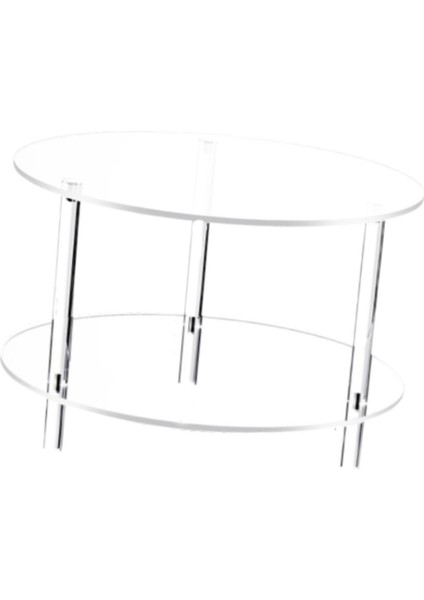Açık Akrilik Yan Uç 30 cm Yükseklik Için Küçük Yuvarlak 40 cm (Yurt Dışından) fiyatları