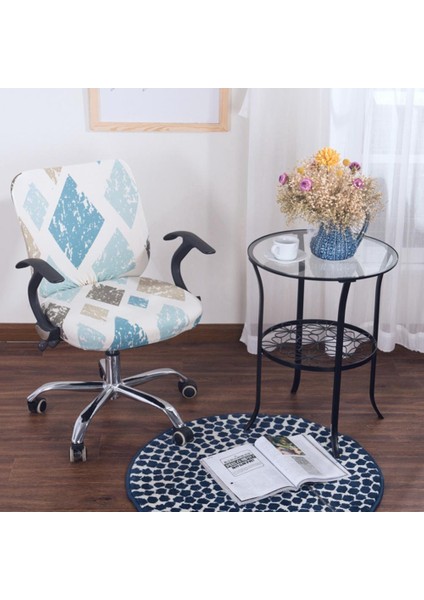 Evrensel Spandex Streç Bilgisayar Sandalyesi Slipcover Koltuk Koruyan Rhombus (Yurt Dışından) fırsatları