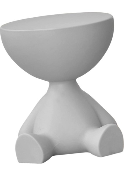 Küçük Yuvarlak Yan Sehpa Düz Başlık Aksesuarları Balkon Gri (Yurt Dışından) indirimleri