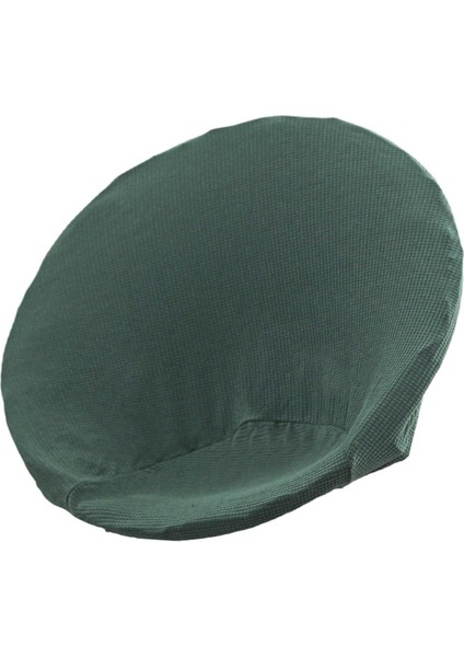 Yuvarlak Tabak Sandalye Kapağı Streç Koltuk Koruyucusu Sadece Oturma Odası Otel Yeşili (Yurt Dışından)