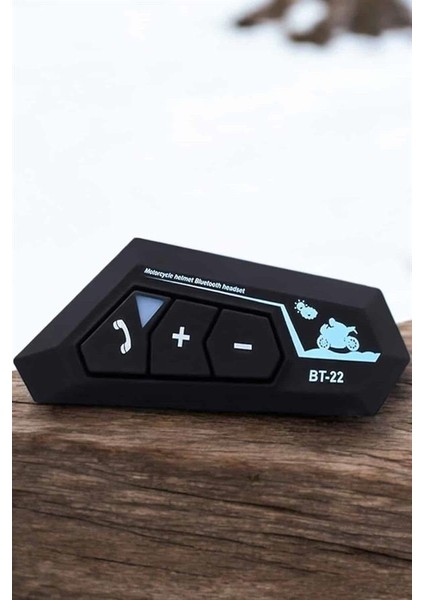 Interkom Intercom Kask Kulaklık BT22 Bluetooth Motosiklet Kulaklık 5.0 Bluetooth - M792R383-K067