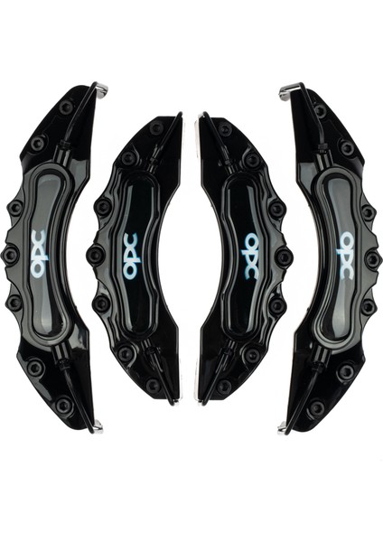 Siyah Opc 4'lü Kaliper Seti Yapıştırma Logolu