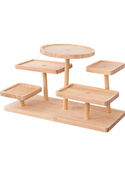 3 Katlı Sergileme Standı, Kitap, Heykelcik, Tatlı Için Kolay Erişimli Tutucu 5 Katlı (Yurt Dışından)