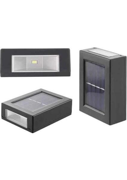 Dekoratif Duvar Lambası Solar Güneş Enerjili Bahçe Aydınlatması - MCT2183-6583