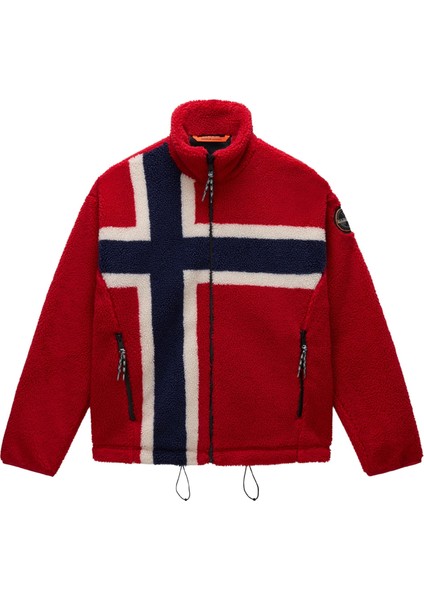 NP0A88TCFZF1 Napapijri T-Fıemme Erkek Ceket Kırmızı