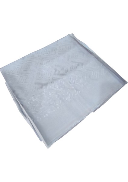 F Desen Ipek Jakarlı Şal Metalik Gri fiyatları