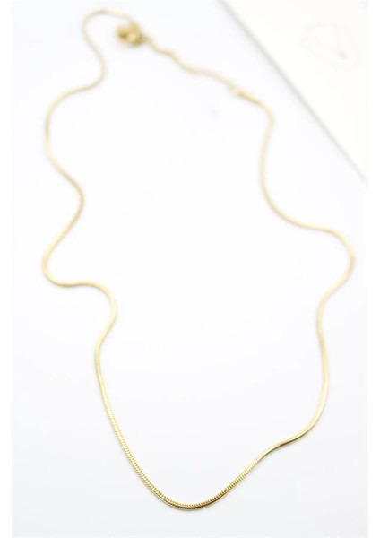 Yılan Zincir Kolye - 46CM - Altın fiyatları