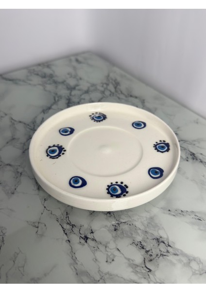 Seramik El Yapımı Nazar Boncuklu Bardak | Yelkovanstudio modelleri