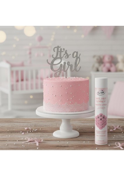 Kadife (Velvet) Sprey Gıda Boyası Bebe Pembe 250 ml modelleri