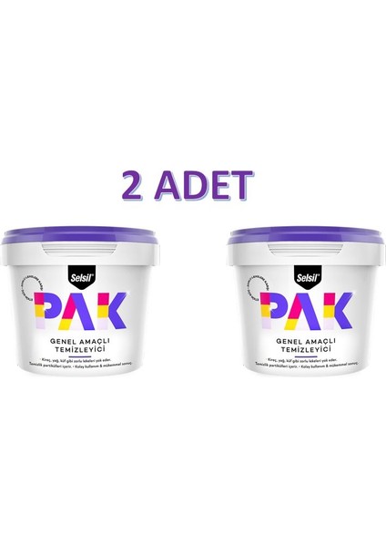 Pak Genel Amaçlı Temizleme 500GR 2 Adet
