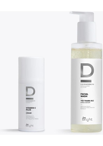 Dermoskınvitamin C Plus Cream 33 ml + Facial Wash 200 ml