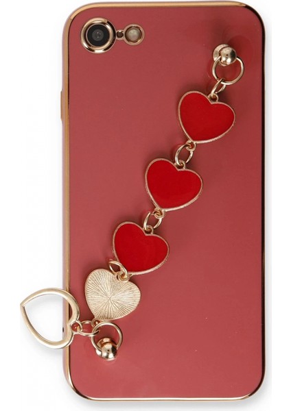 iPhone 7 Kılıf Esila Silikon - Kırmızı (K95) fiyatları