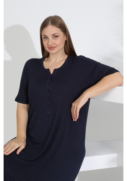 Kadın Bambu Kısa Kol Gecelik fırsatları