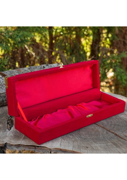 Koleksiyonluk ve Avcı Bıçakları Için Kırmızı Kadife Kutu fiyatları
