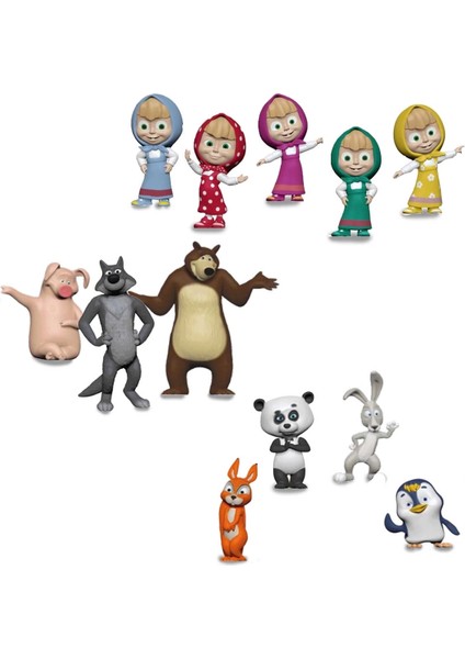 Masha ile Koca Ayı Süpriz Figur MHA20000 modelleri