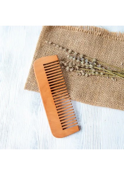 12'li Ahşap Geniş Dişli Tarak Seti