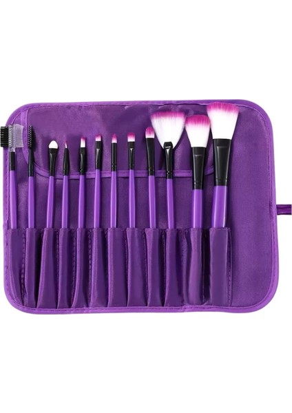 12 Parça Makyaj Fırça Seti Profesyonel Fondöten Allık Far Kontür Fırçası - MCT2103-5934 modelleri