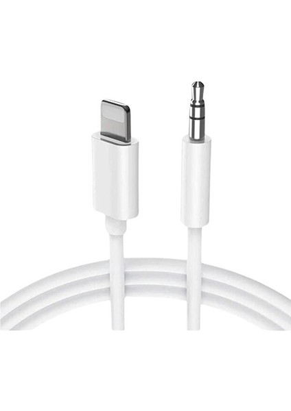 Lightning Aux 3.5mm 1metre Kablo Jack Dönüştürücü Aparat Iphone 7 8 x 11 12 13 Uyumlu Ses Otg Kablo fırsatları