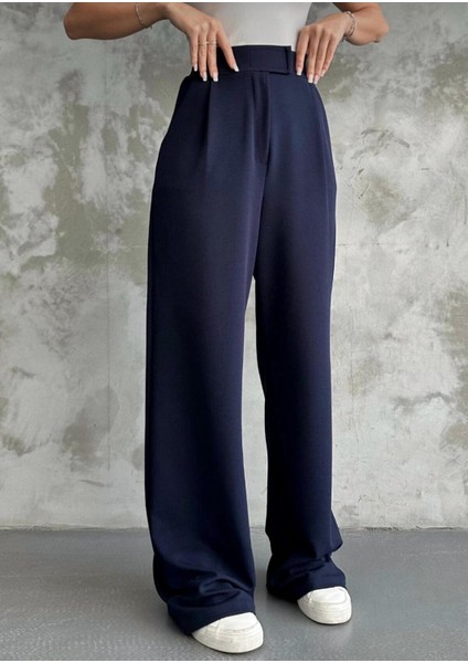 Kadın Likralı Cırt Kapama Palazzo Pantolon indirimleri