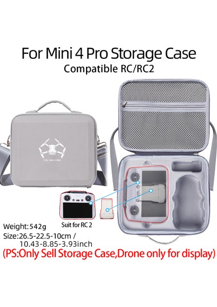 Djı Mini 4 Pro Drone Rc / Rc2 Kontrol Cihazı Eva Darbeye Dalı Taşıma Çantası Çapraz Çanta (Yurt Dışından) fırsatları