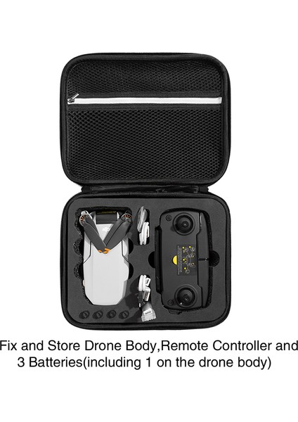 Djı Mavic Mini Se Drone Uzaktan Kumanda Aksesuarları Için Taşınabilir Darbeye Dalı El Çantası Taşıma Çantası Saklama Çantası - Siyah/siyah Astar (Yurt Dışından) fiyatları
