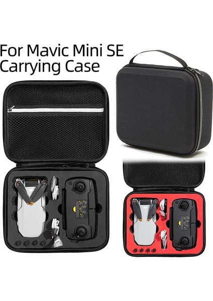 Djı Mavic Mini Se Drone Uzaktan Kumanda Aksesuarları Için Taşınabilir Darbeye Dalı El Çantası Taşıma Çantası Saklama Çantası - Siyah/siyah Astar (Yurt Dışından) modelleri