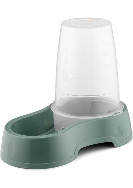 Handy Plast Kedi Köpek 1,5 Lt Hazneli Mama ve Su Kabı Well-1