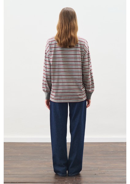 Polo Yaka Oversıze Tshırt Gri