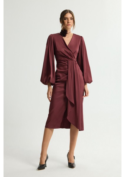 Uzun Kollu Anvelop Elbise Murdum 124L9661000 indirimleri