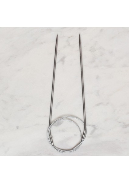 Loren Crafts 2,5 mm Çelik Misinalı Şiş 60 cm