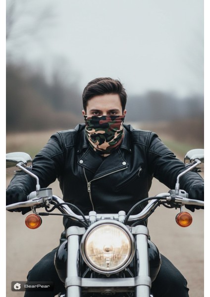 Kamuflaj Desenli Boyunluk Buff Rüzgarlık Maske modelleri