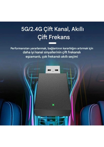Kablosuz Android Auto/car Play USB Dongle Cihazı