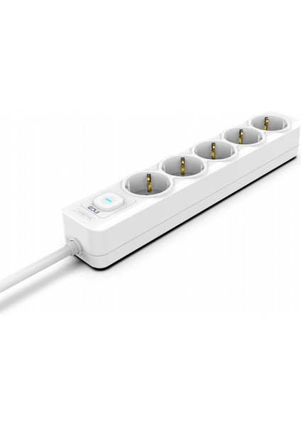 IPW-44GB3 5 Port Akım Korumalı LED Tuşlu Priz 3m - Beyaz fiyatları