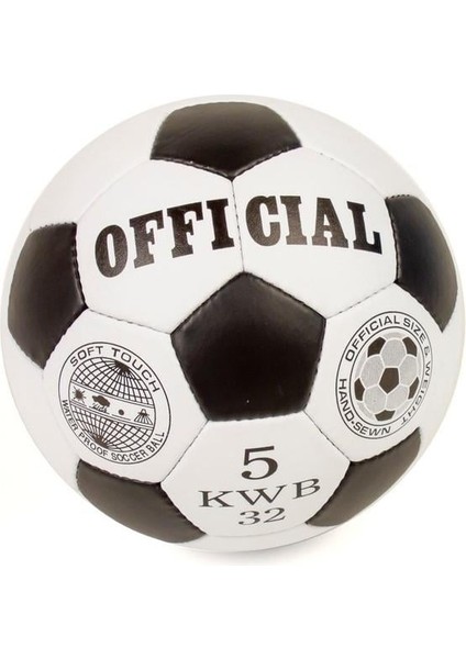 Official Futbol Topu Siyah Beyaz No:5