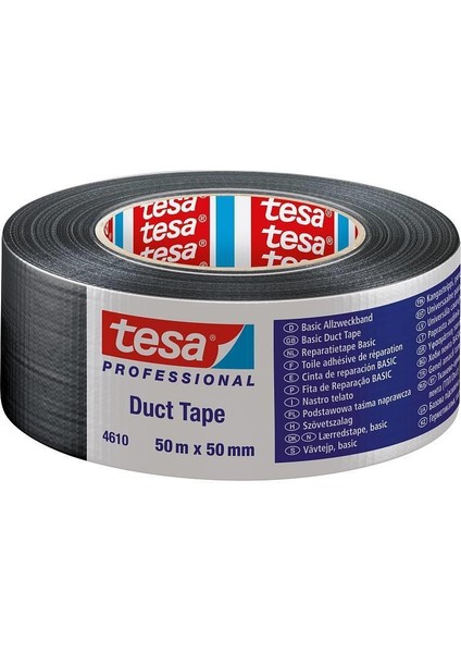 bulurum tesa 4610 duck bantı siyah 50 mm 50 metre